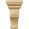 Ekena Millwork 6"W x 6 3/4"D x 12"H Large Woodruff Wood Corbel, Alder CORW06X06X12WFAL - alternate 4